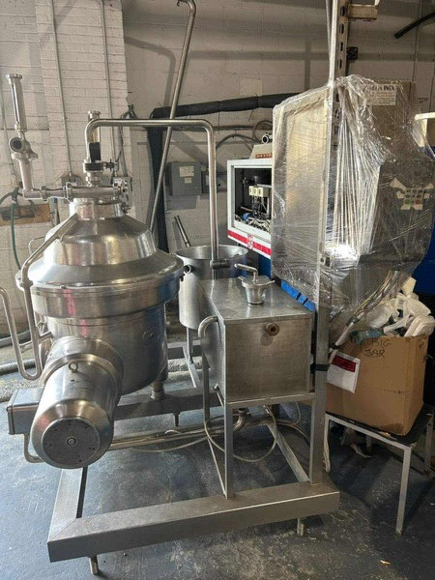 Westfalia CIP Milk Separator, Model SAMM 7006, S/N 1650946 - 316 SS (Located Rahway, NJ) - Image 3 of 4