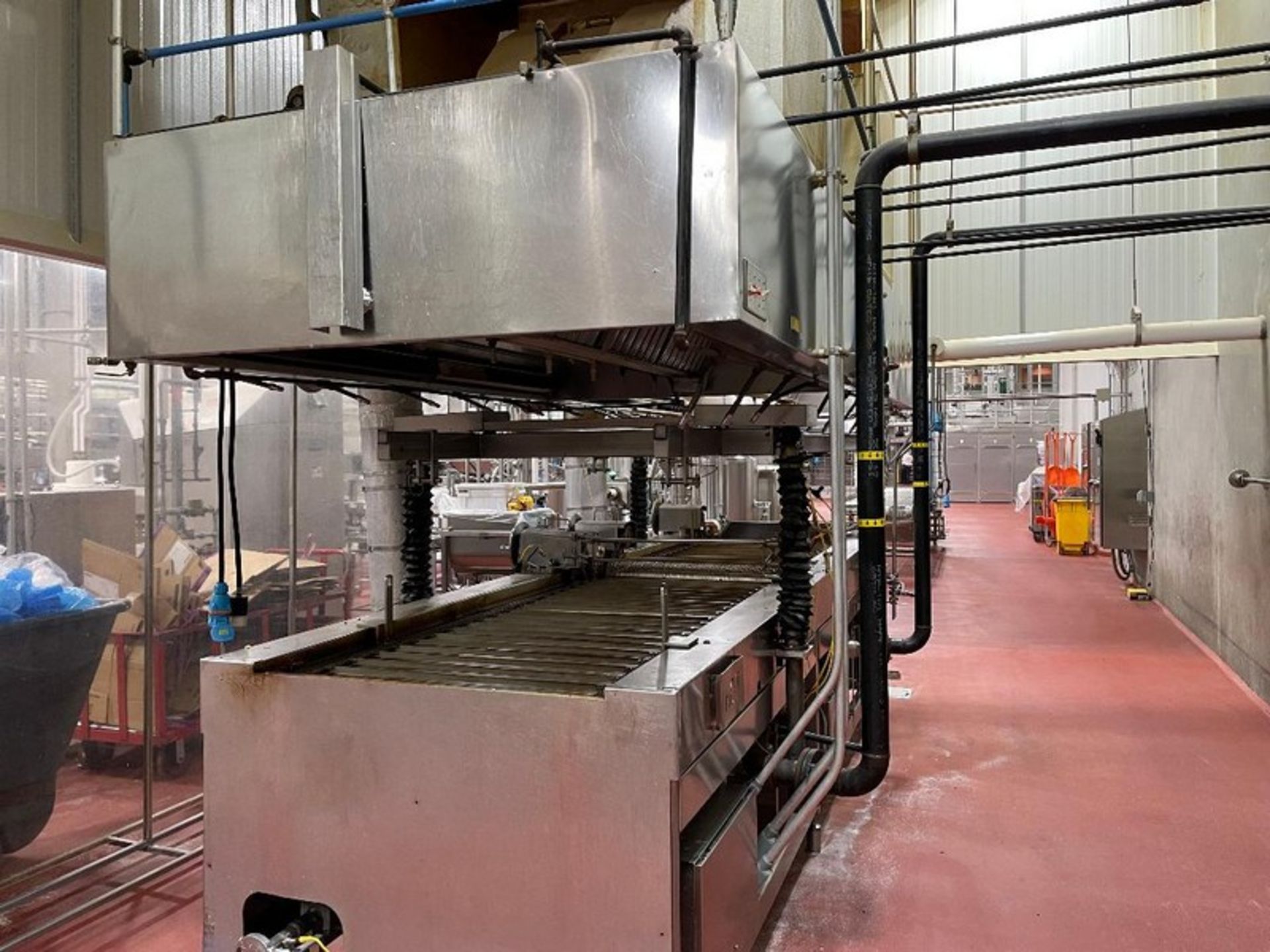 DCA S/S Doughnut Fryer, System was Completely Rebuilt in 2004 by Topos Mondil, Aprox. 40" Wide x