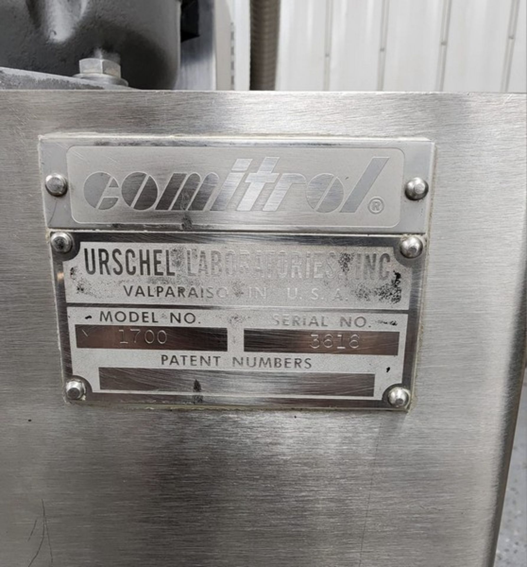 Urschel Comitrol 1700   Processor Model 1700. 15 HP (11.2, 22.4, or 30 kW) motor. 230/460 volts 3 - Image 5 of 8