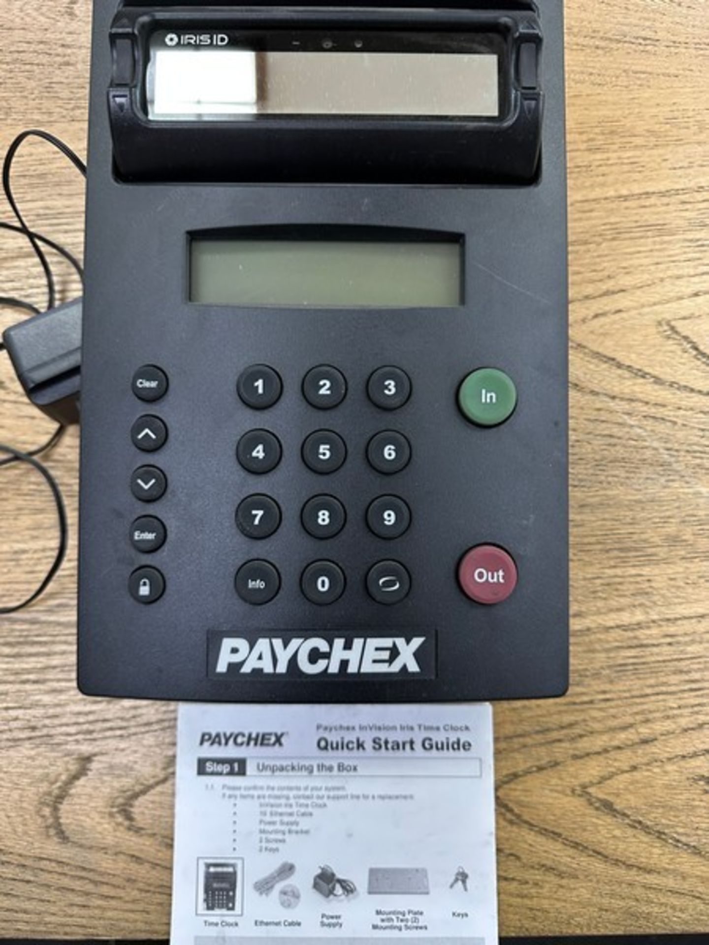 Time Clock: Paychex Iris Time Clock (Located East Rutherford, NJ) (NOTE: REMOVAL 2-DAYS ONLY - Bild 3 aus 5