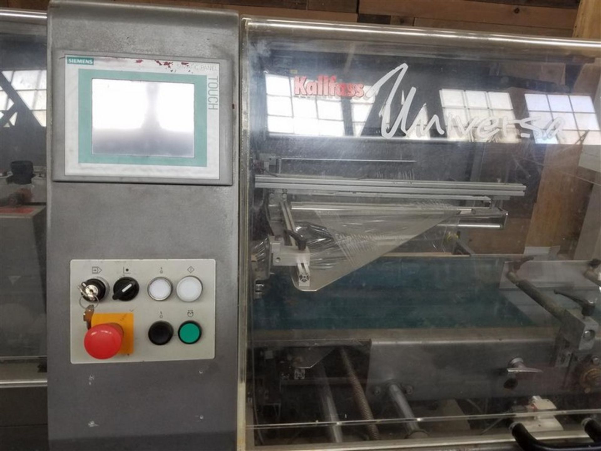 Kallfass Universal 400NT Automatic Side Sealer Shrink Wrapper, S/N N/A - ID Plate Unreadable, 480 V,