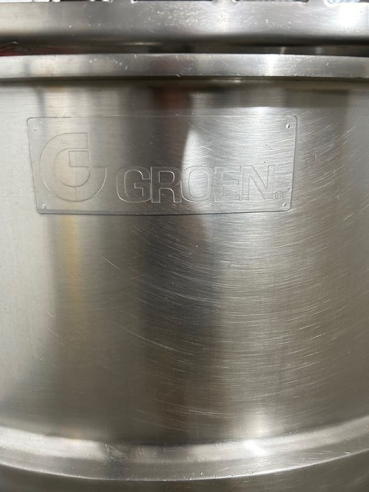 Groen 200 Gal. Sanitary S/S Jacketed Mixing Kettle with Sweep, Scrape Mixer (Located Rahway, NJ) - Image 3 of 4