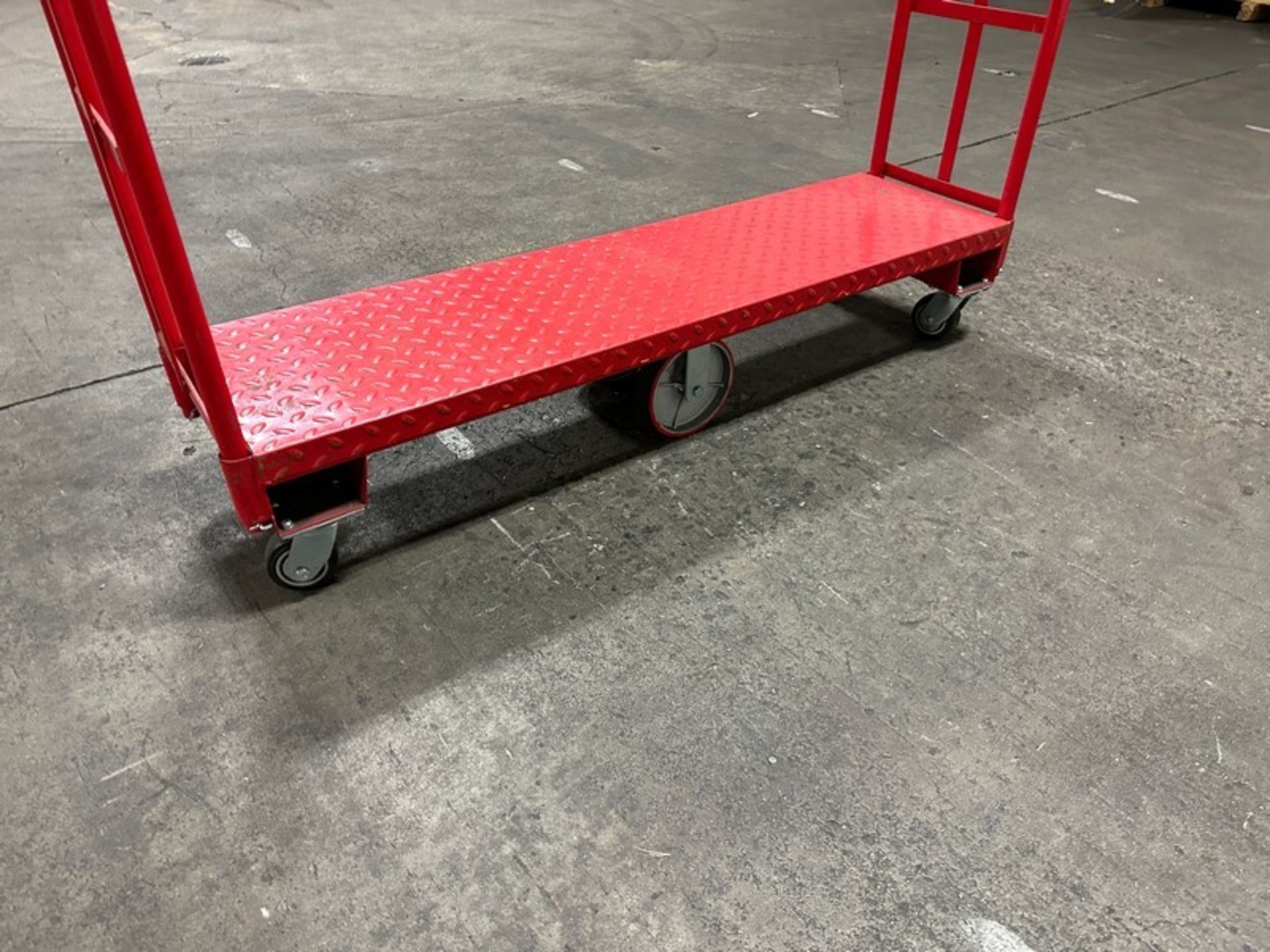 U-Boat: Platform Truck - 16 x 48", Red (Located East Rutherford, NJ) (NOTE: REMOVAL 2-DAYS ONLY - Image 2 of 2