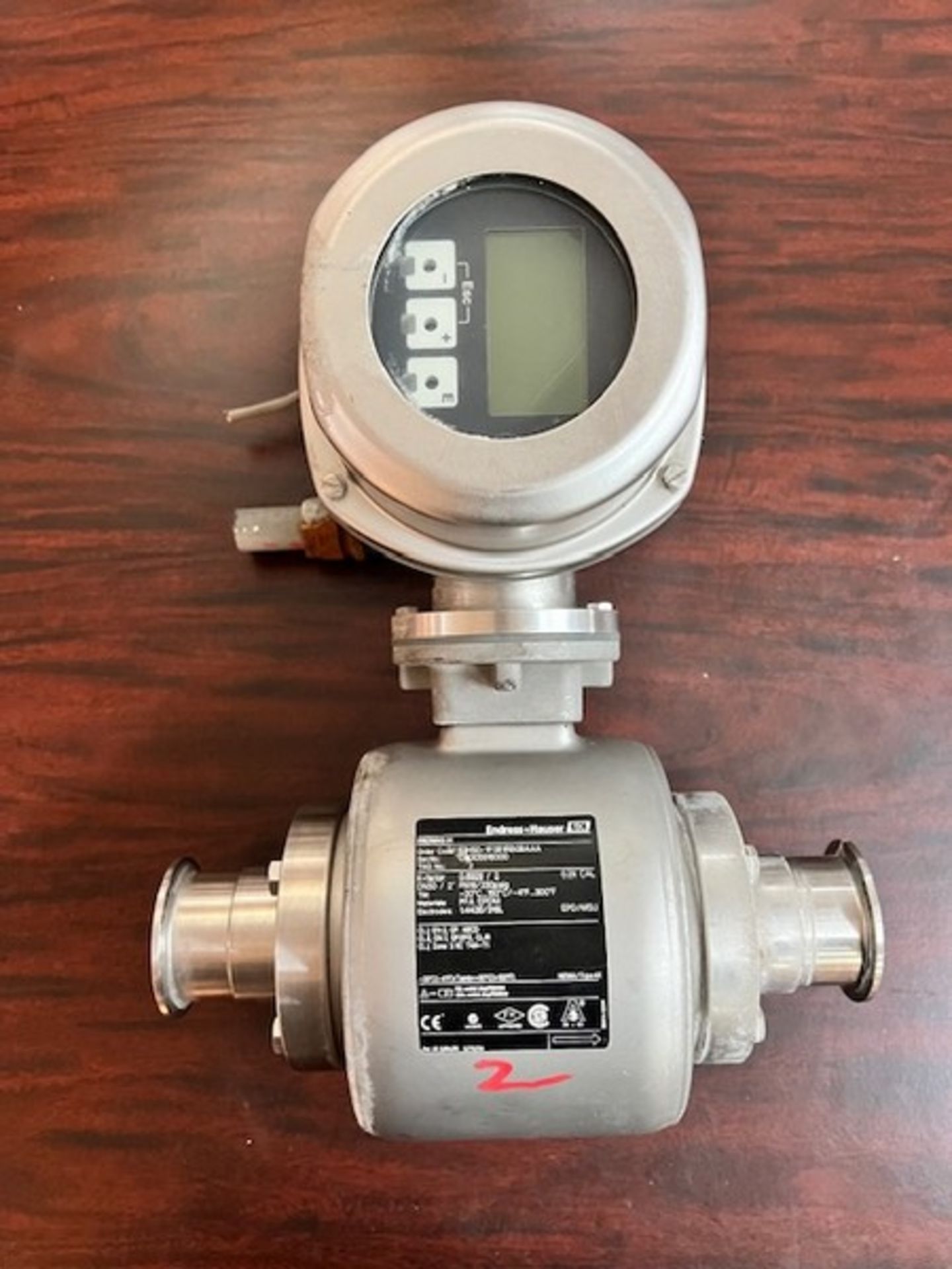 Endress+Hauser Pro Mag H Flow Tube with Endress+Hauser Pro Mag 53 Transmitter, S/N C4005916000 (Load