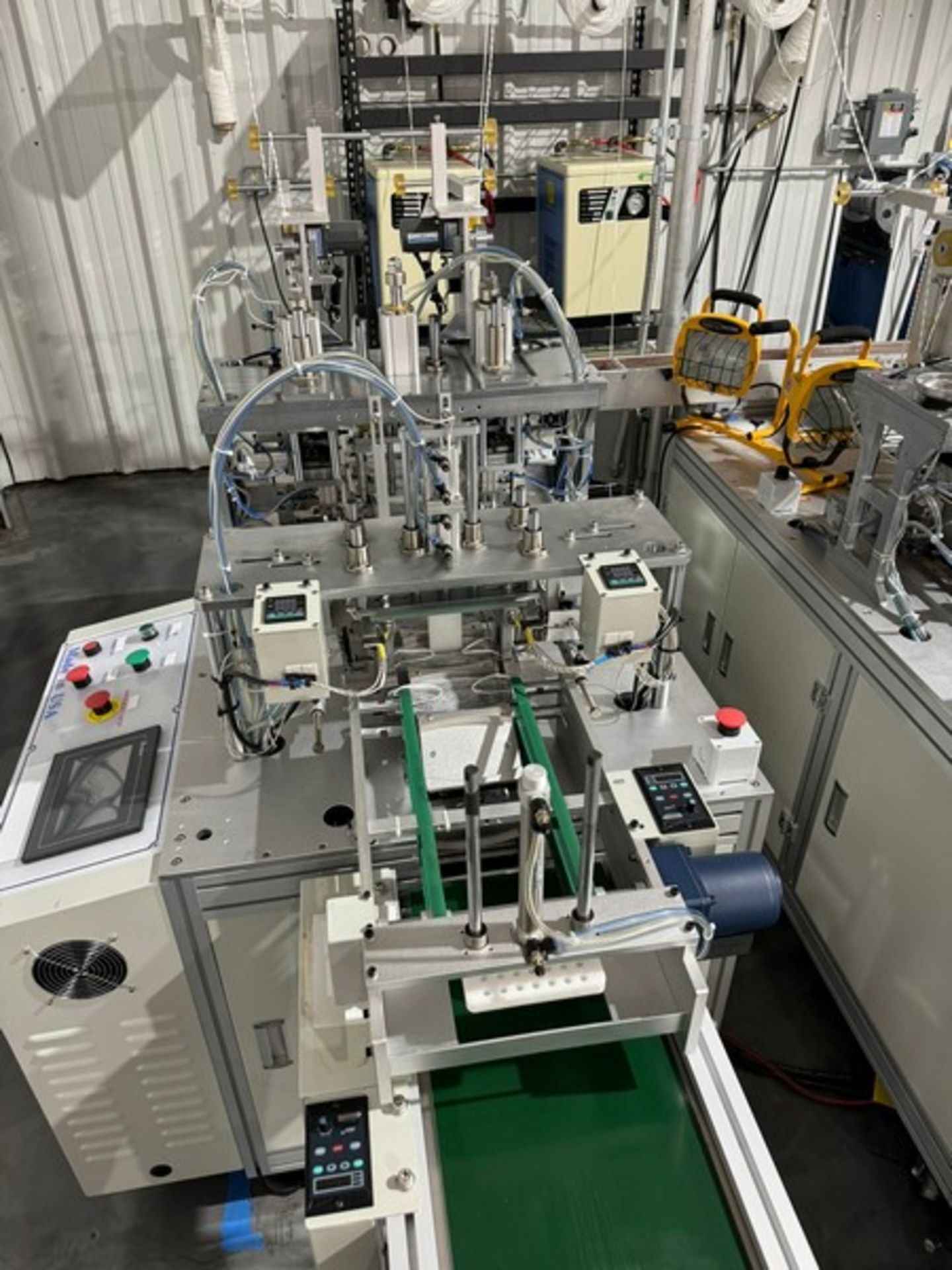 BULK BID: 2022 KYD Automatic 4,000 Units Per Hour Mask Manufacturing Line, Includes Lots 2-5 ( - Image 56 of 58