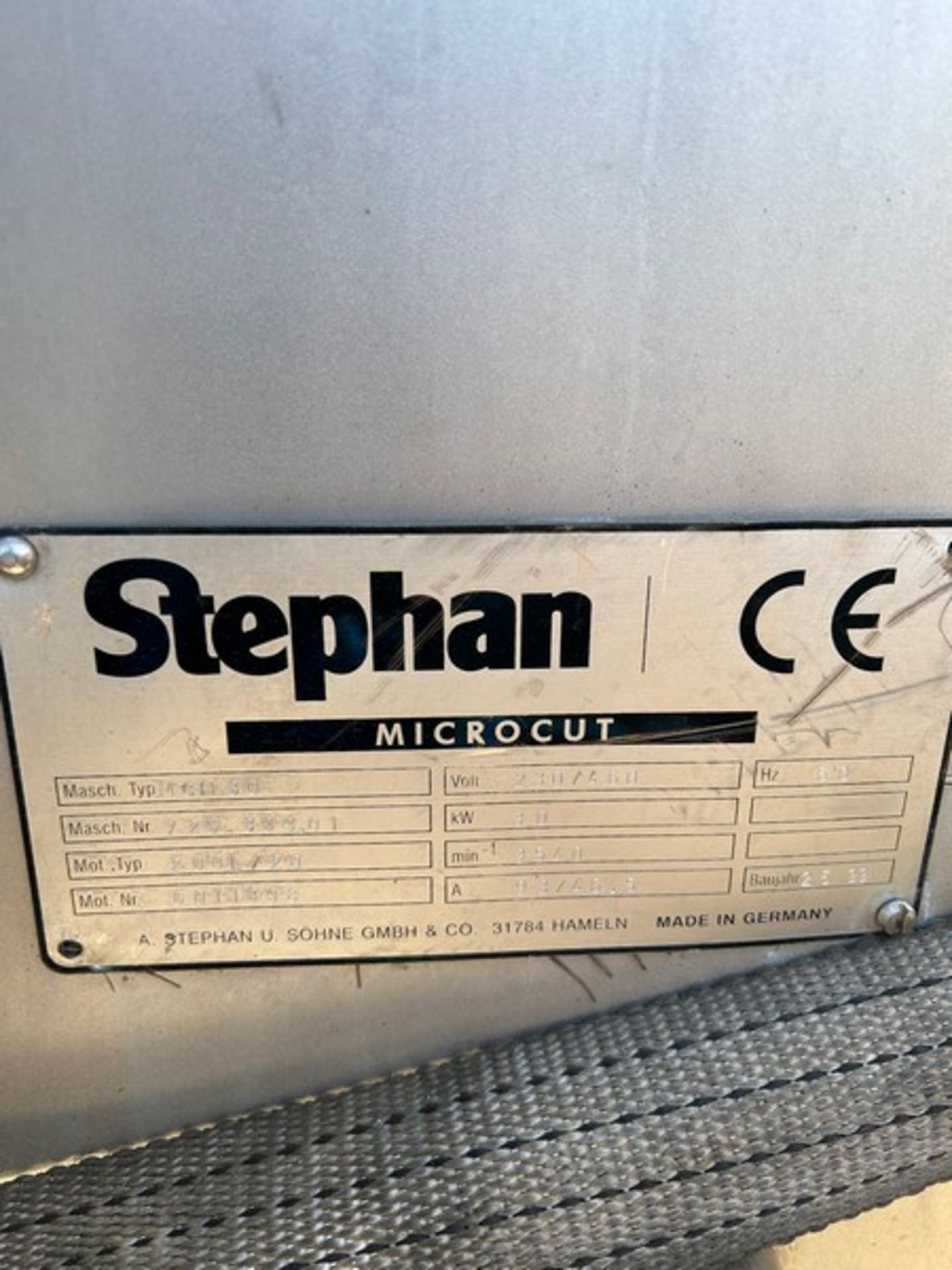 Stephan MCH 30 Emulsifier, Type CH80, S/N 725.399.01, 230/360 V, 60 Hz, kW 30, Min -1: 3540 (Located - Image 5 of 5
