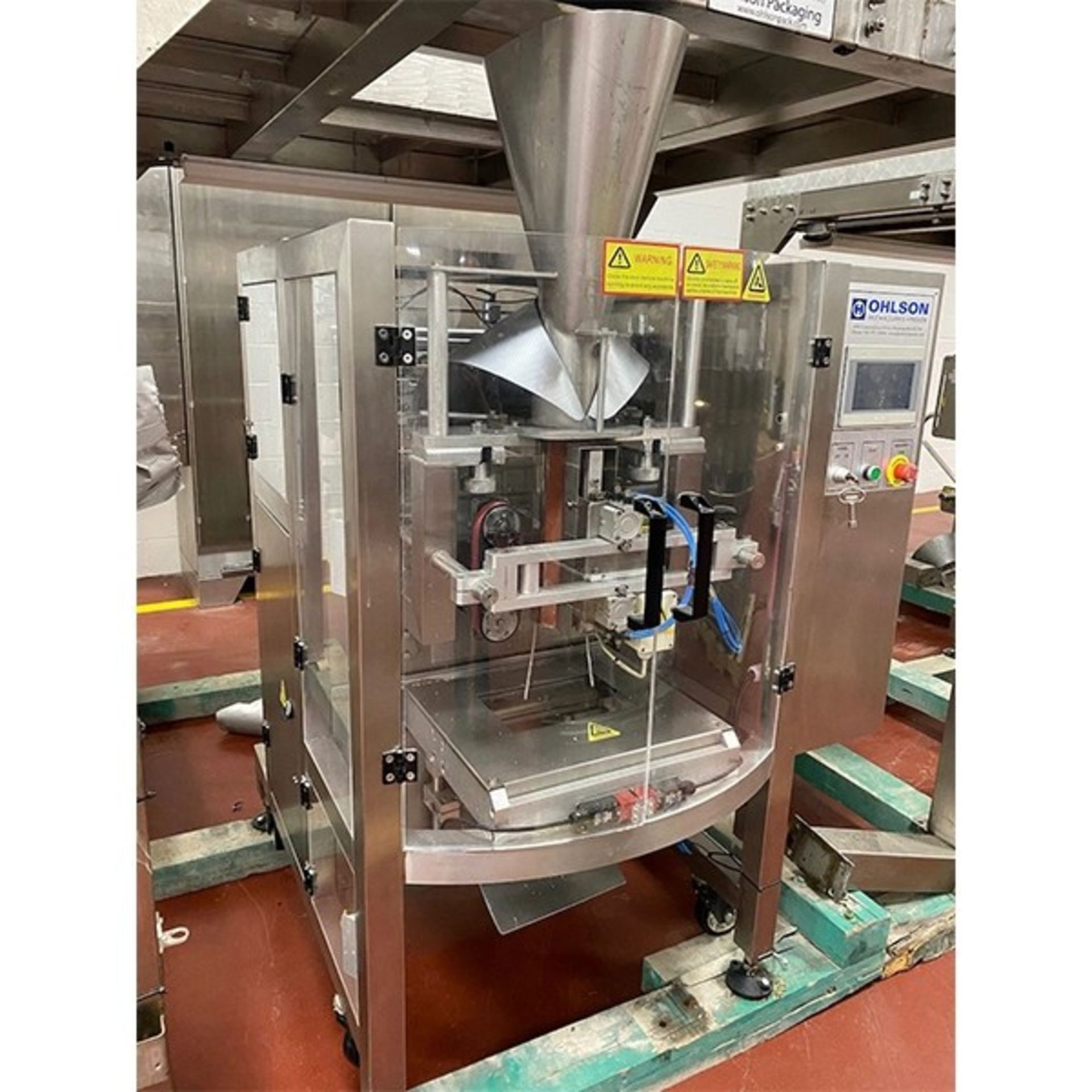 2018/2019 Ohlson Continuous Weighing and Vertical Form, Fill and Seal System includes - Image 9 of 13