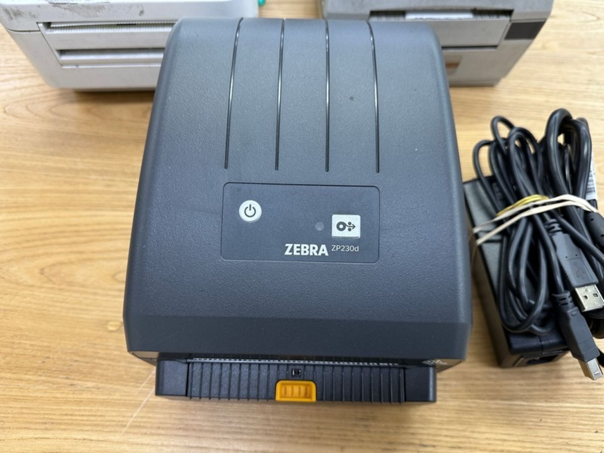 Label Printers: LOT (3pcs) Assorted Zebra zp230d, OKI & Arkscan (Located East Rutherford, NJ) (NOTE: - Image 2 of 4