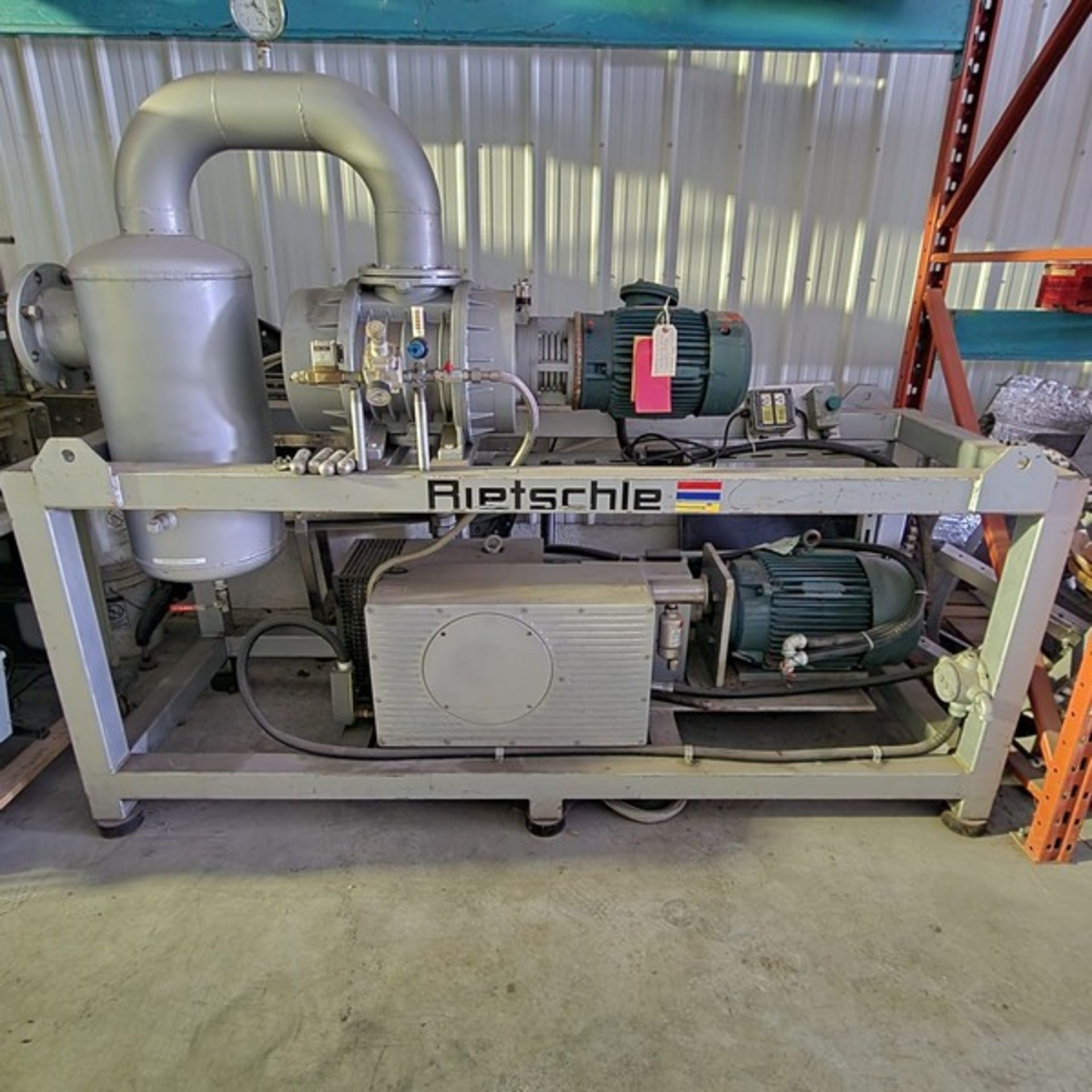 Rietschle Vacuum System modele VC300 01, 02567-0113 TYPE 1000 575volts / 5.20 / 3PH /60Hz 1 / SF 1, - Image 4 of 11