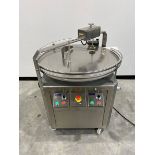 Bellatrx Accumulation Table. 36 Inch Diameter comes with top mounted orientator motor. As shown in