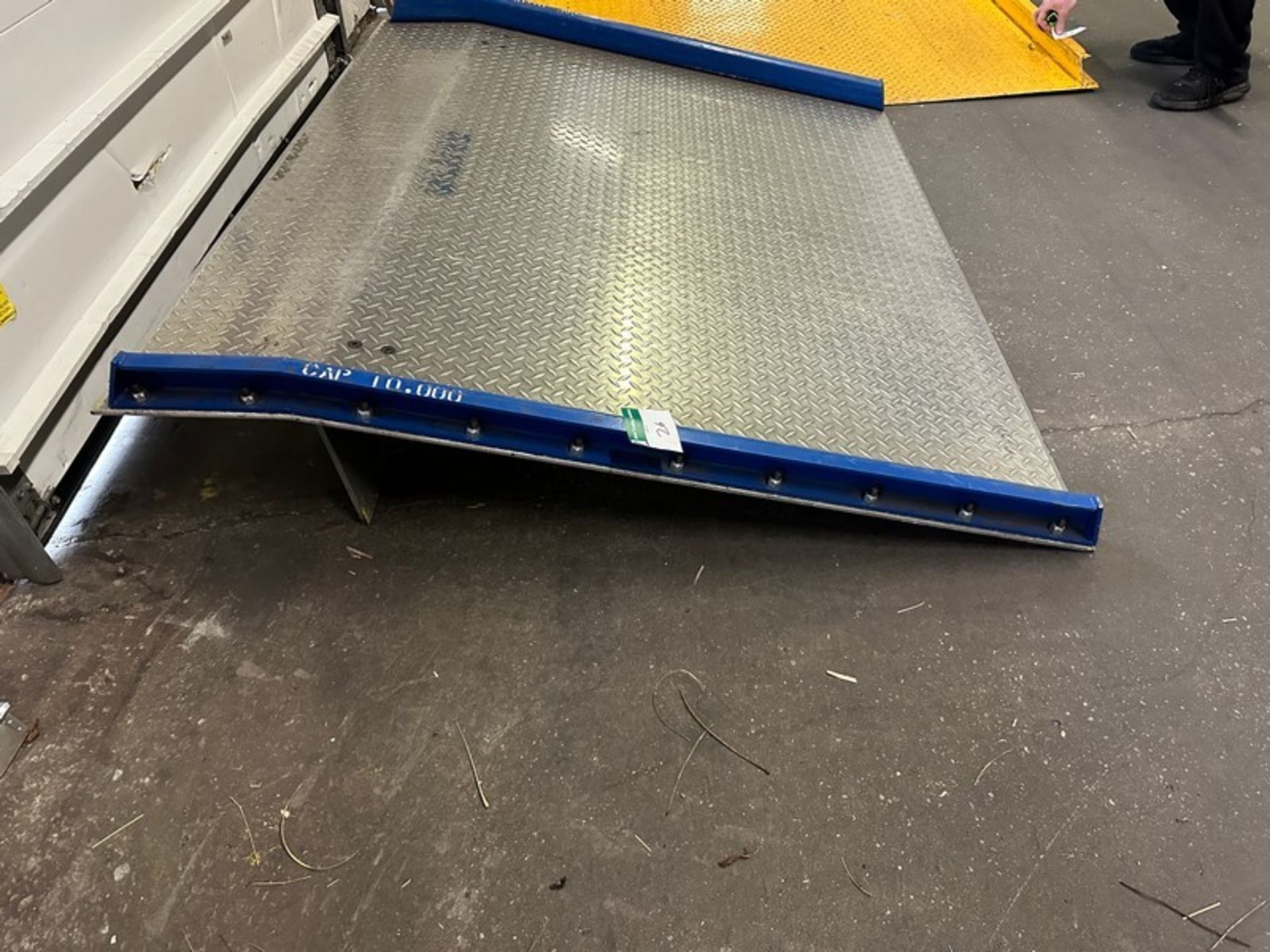 Dock Plate: 72" x 60" Blue (Located East Rutherford, NJ) (NOTE: REMOVAL 2-DAYS ONLY THURSDAY/FRIDAY, - Image 3 of 3