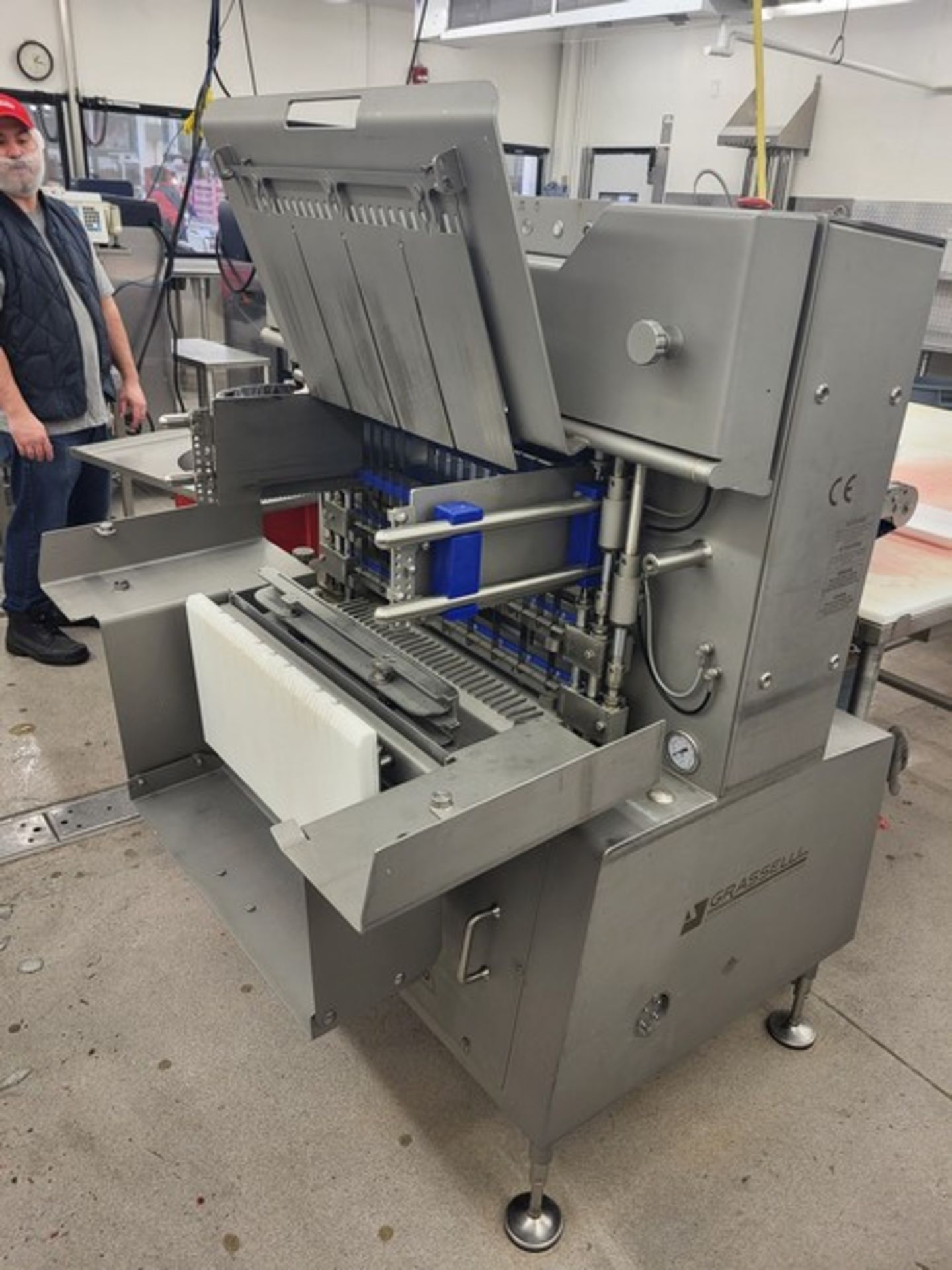 Grasselli Vertical Meat Slicer, Model NSL600 (2013), 208 Volts, 3 Phase for Obtaining Perfectly Even