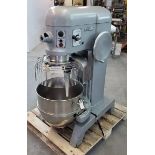 Hobart Mixer Model L-800 80 Quart Including Bowl and Dolly With Beater Arm and Hook Attachments in