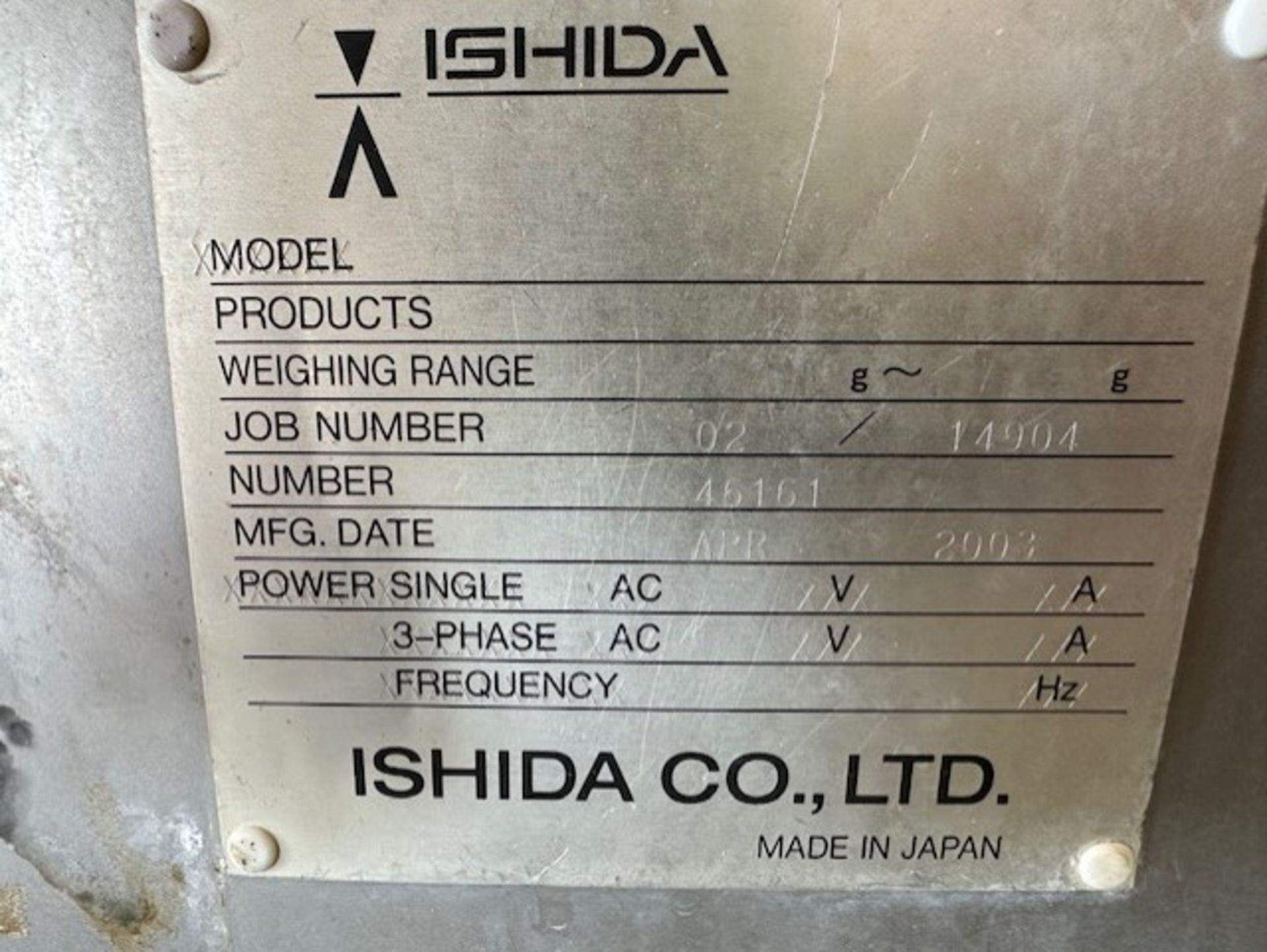 Ishida Scale - YOM 2003 - Serial 46161 -14 Bucket - CCW-M-214W-S/70-WP - Image 3 of 4