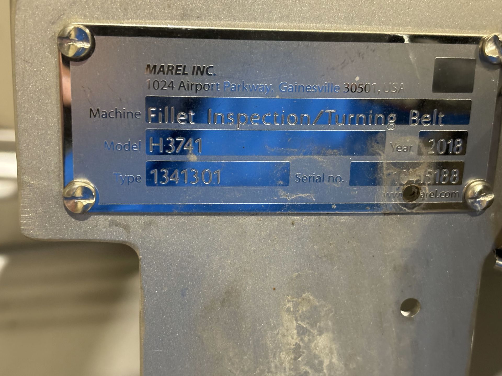 2018 Marel Inc. Fillet Inspection/Turning Belt - Image 4 of 4