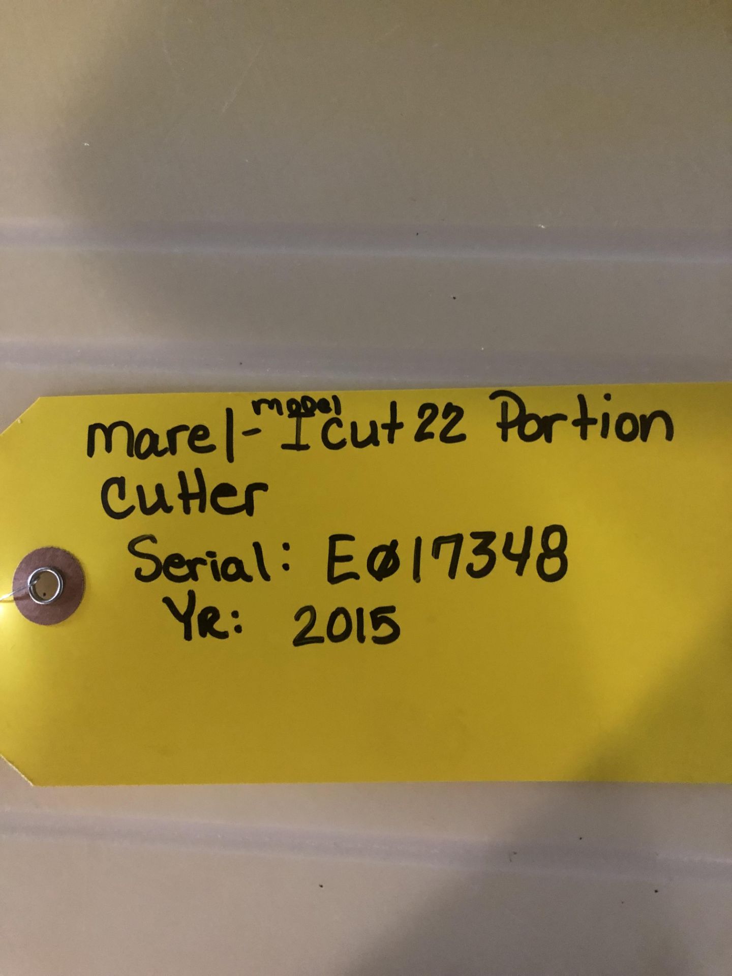 Marel Portion Cutter - Model I-Cut 22 - Serial E17348 - Yr 2015 - Image 6 of 6