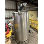 100 Gal. S/S Single Wall Tank with Mixing Head