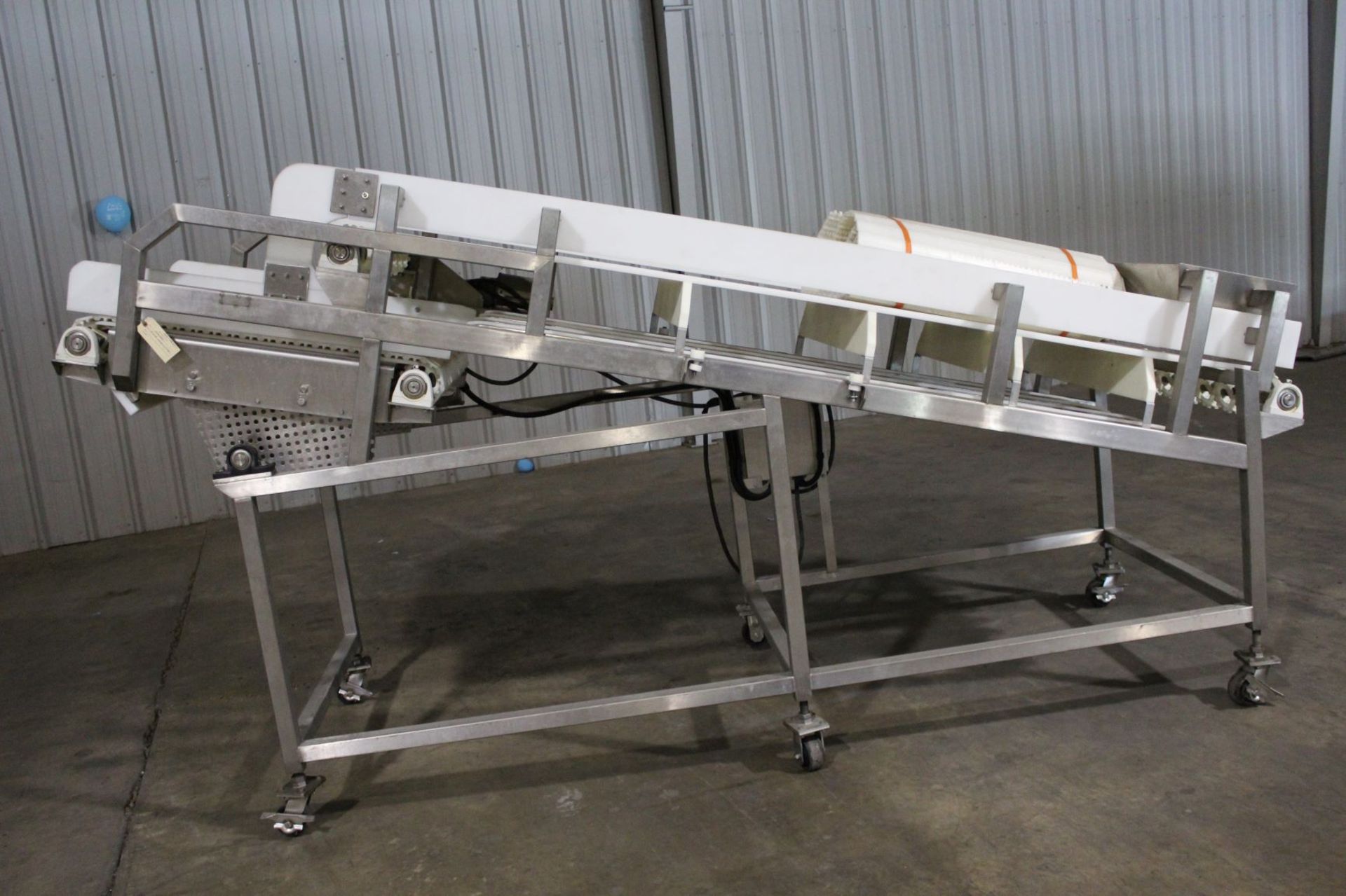 Frozen Block Conveyor, 34" wide x 140" long - Stamped 14052032