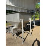 Hopper Converyor (1) 82" outfeed - dims 70h x 65w x 48l - 12" belt