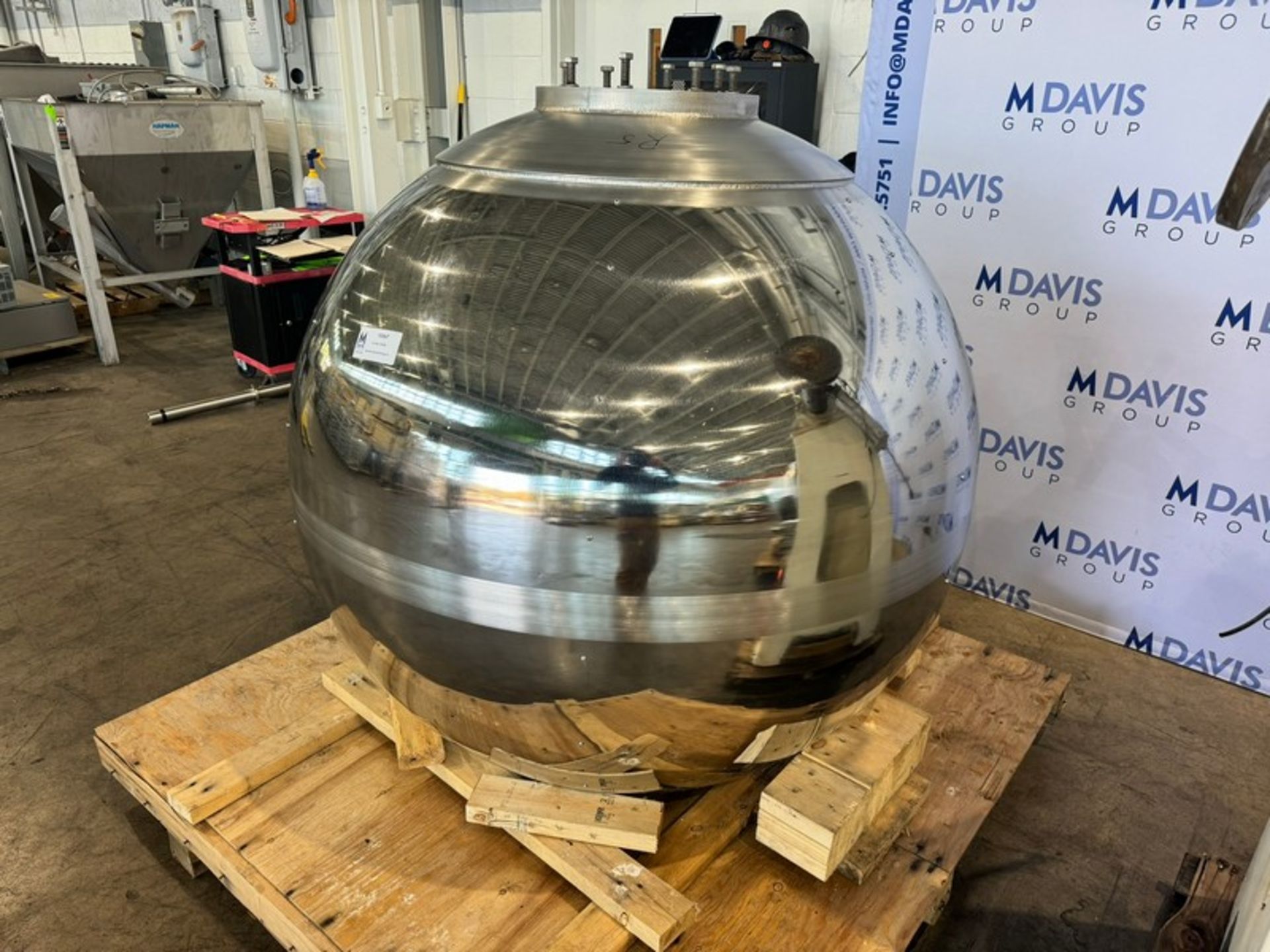 S/S Panning Ball, with Base, Includes 3 hp Agitation & Drive, with NORD Motor, 230/460 Volts, - Image 3 of 10