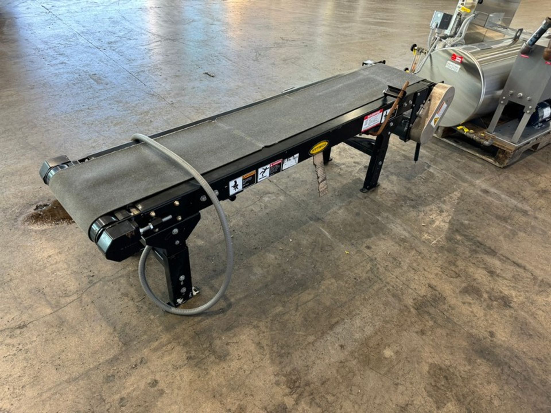 Hytrol Straight Section of Power Conveyor, Overall Dims.: Aprox. 76" L x 12" W Belt x 20" H Belt - Image 3 of 4