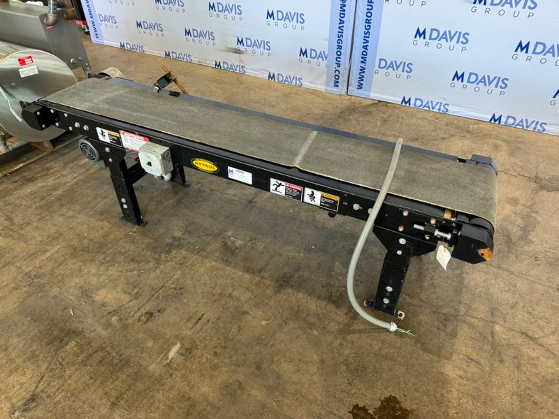 Hytrol Straight Section of Power Conveyor, Overall Dims.: Aprox. 76" L x 12" W Belt x 20" H Belt - Image 2 of 4