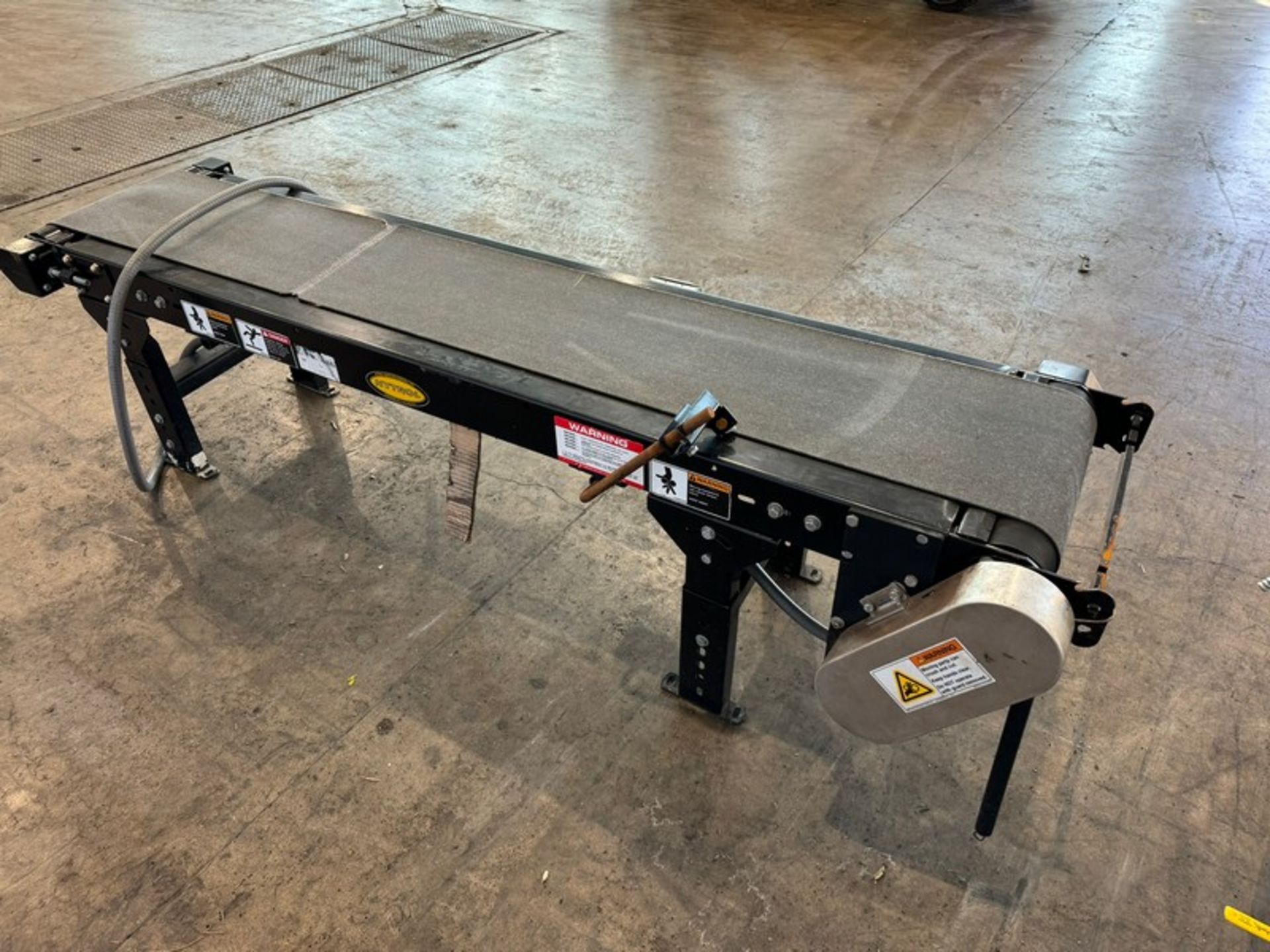 Hytrol Straight Section of Power Conveyor, Overall Dims.: Aprox. 76" L x 12" W Belt x 20" H Belt - Image 4 of 4