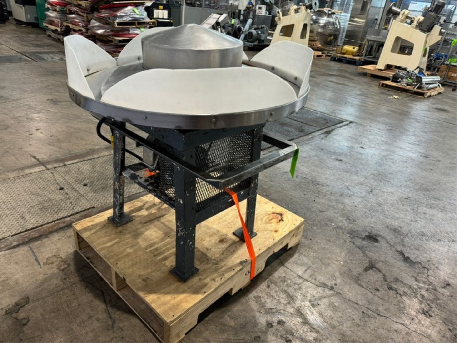 Turn Table, , with S/S Clad Motor, Mounted on Mild Steel Frame (INV.#103563)(RIGGING, LOADING, & - Image 6 of 6