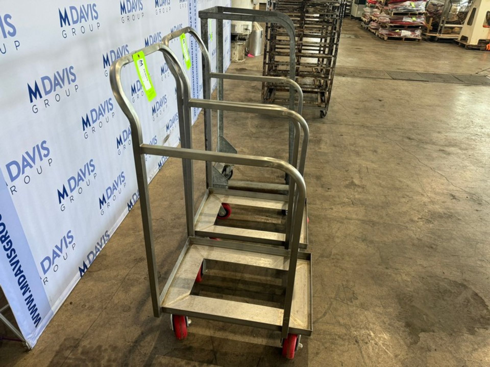 (3) Aluminum Pan Racks, Assorted Sizes, Mounted on Casters (INV#103075) (Located @ the MDG Auction - Image 4 of 5