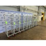 (10) Aluminum Pan Racks, Mounted on Casters (INV#103074) (Located @ the MDG Auction Showroom 2.0
