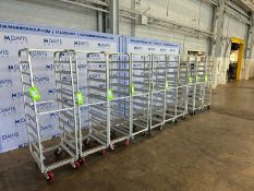 (10) Aluminum Pan Racks, Mounted on Casters (INV#103074) (Located @ the MDG Auction Showroom 2.0