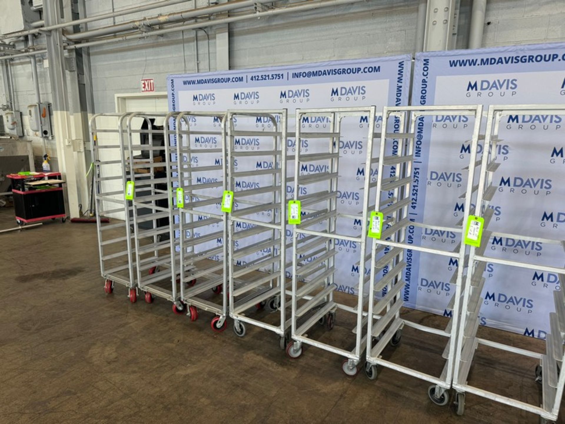 (10) Aluminum Pan Racks, Mounted on Casters (INV#103074) (Located @ the MDG Auction Showroom 2.0 - Image 3 of 7