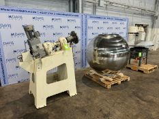 S/S Panning Ball, , with Base, Includes 3 hp Agitation & Drive, with NORD Motor, 230/460 Volts,