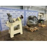 S/S Panning Ball, , with Base, Includes 3 hp Agitation & Drive, with NORD Motor, 230/460 Volts,