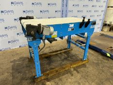 Twin Belt Straight Section of Transfer Conveyor, Aprox. 15" W Belts, with (2) Drives, Overall