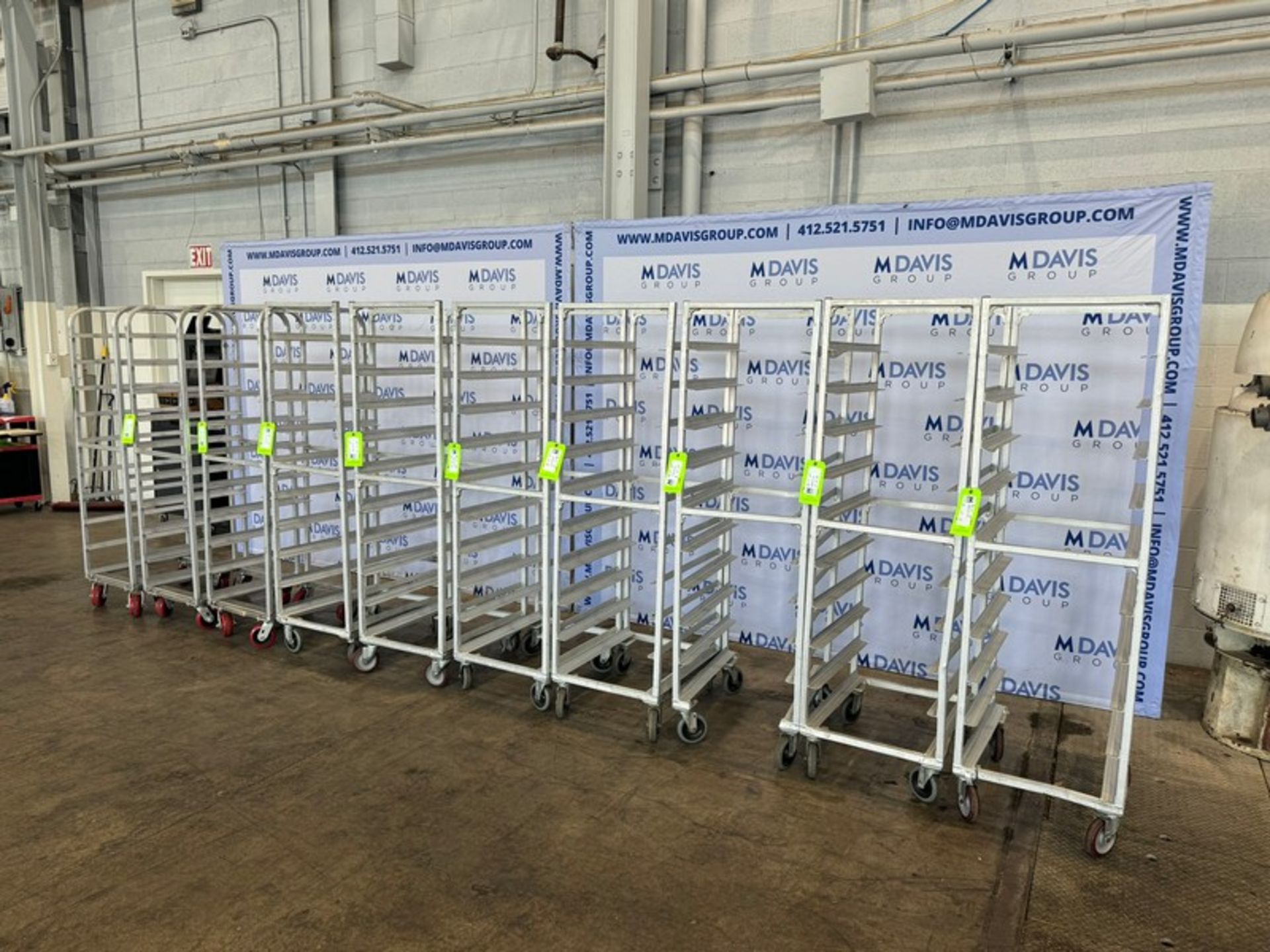 (10) Aluminum Pan Racks, Mounted on Casters (INV#103074) (Located @ the MDG Auction Showroom 2.0 - Image 4 of 7