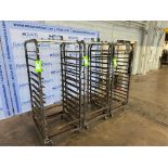 (3) Oven Racks, with Top Mounted Rack System to Attach to Oven, Mounted on Casters (INV#103076) (