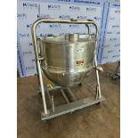 Coulter Aprox. 125 Gal. S/S Kettle, S/N 3890, with S/S Agitation Bridge, Internal Dims. of Vessel: