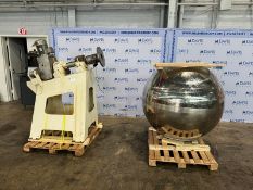 S/S Panning Ball, with Base, Includes 3 hp Agitation & Drive, with NORD Motor, 230/460 Volts,