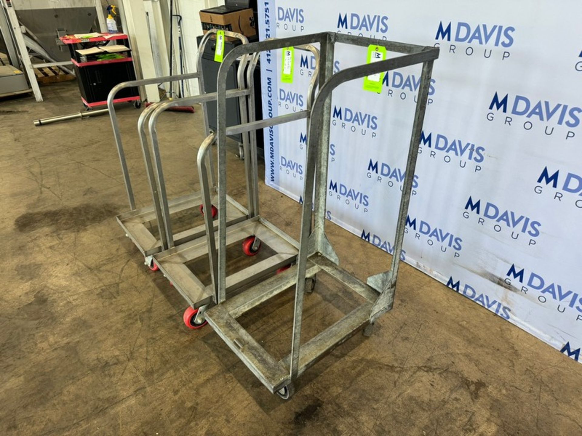 (3) Aluminum Pan Racks, Assorted Sizes, Mounted on Casters (INV#103075) (Located @ the MDG Auction - Image 3 of 5