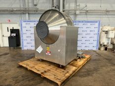 Nicomac S/S Coating Pan, M/N NICOMATIC PAN, S/N 7957/10/91/2, Size or Type: CVN 350, Design Data: