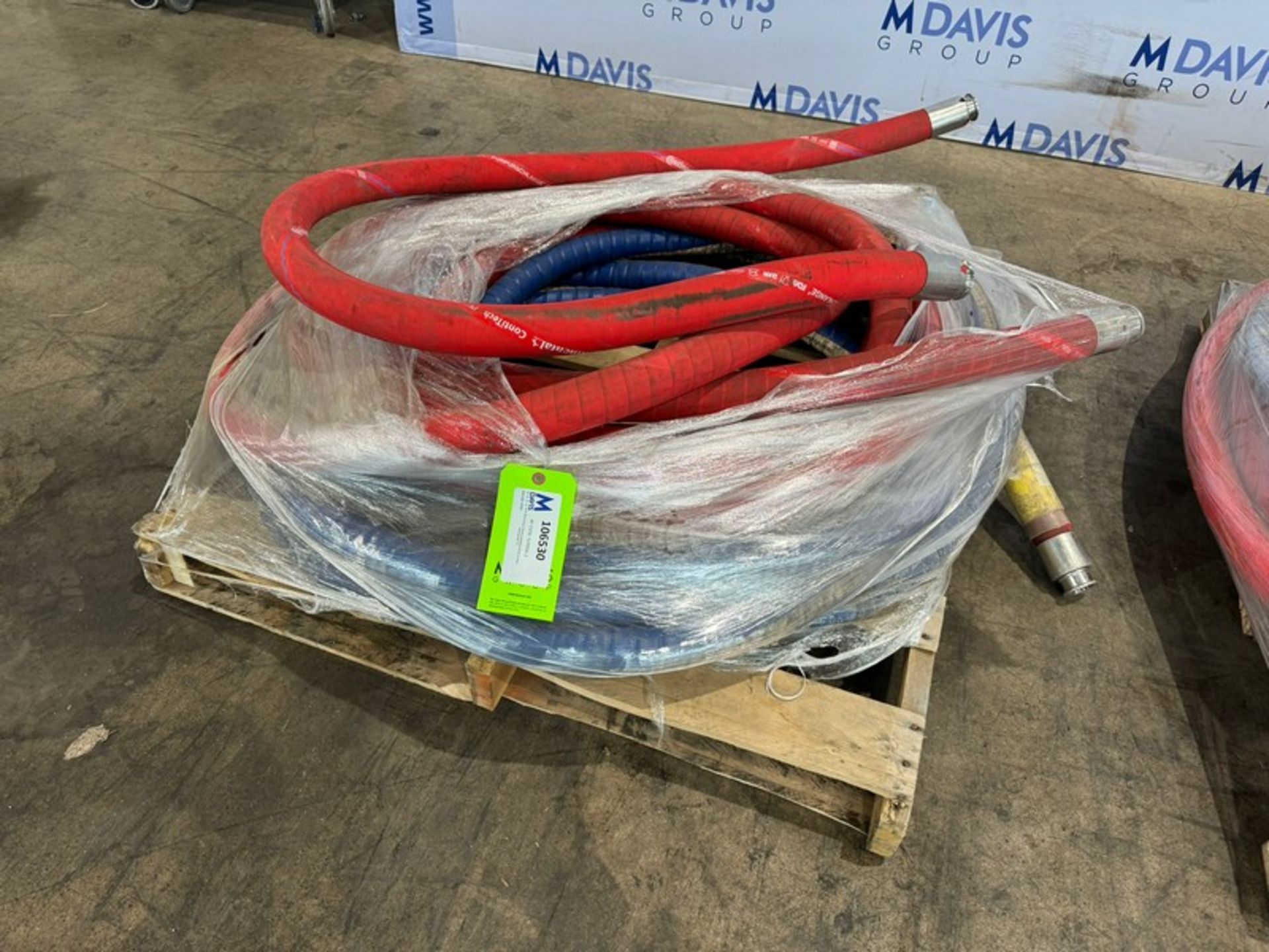 Assorted Transfer Hoses, Assorted Lengths, with Aprox. 1-1/2" Clamp Type Ends (NOTE: Stretch Wrapped - Image 2 of 4