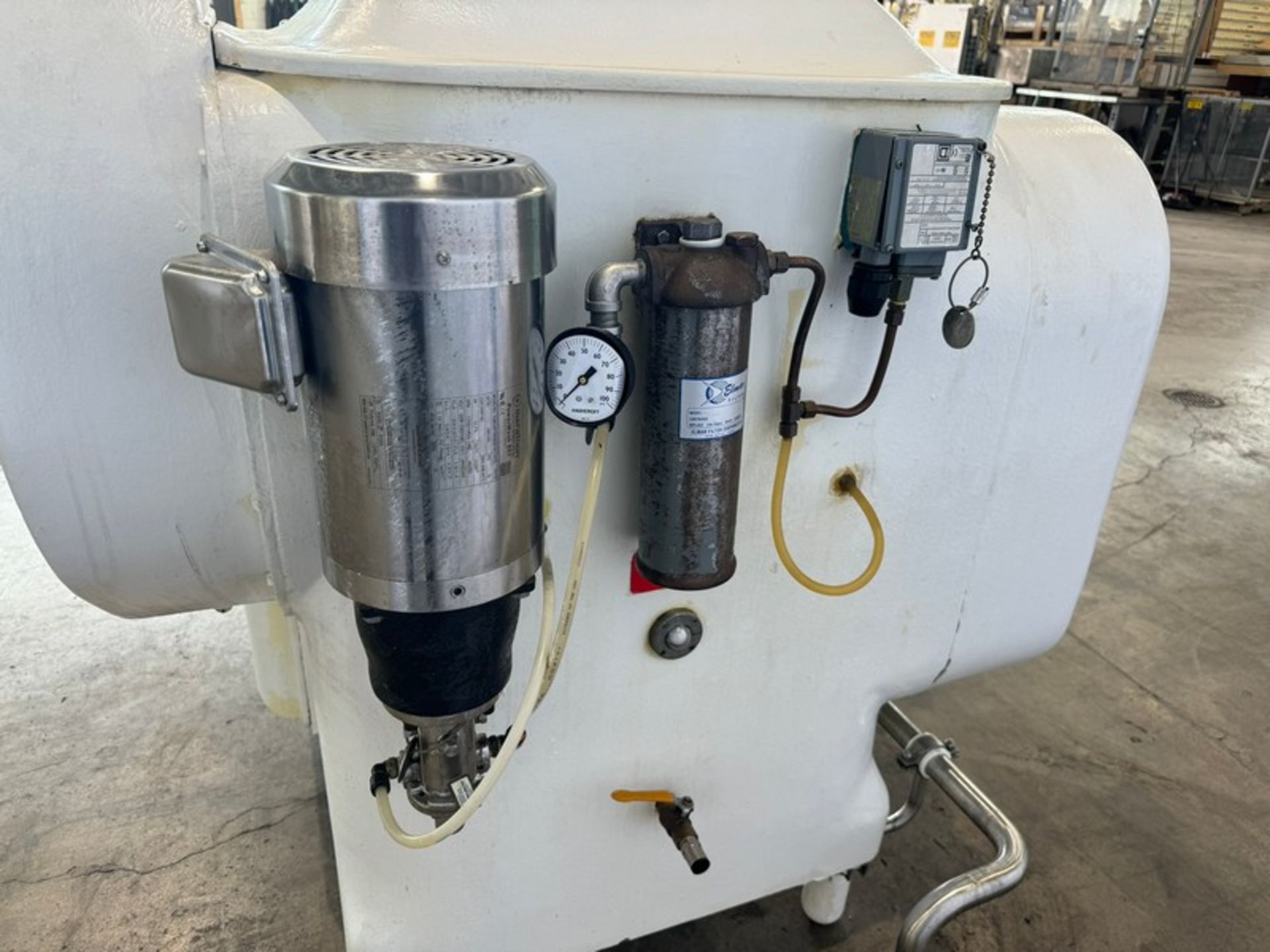 Gaulin Homogenizer, Type: 1500KP12X3PS, S/N 38576057, with 3-Pistons, with 1/0.75 hp S/S Clad - Image 5 of 8