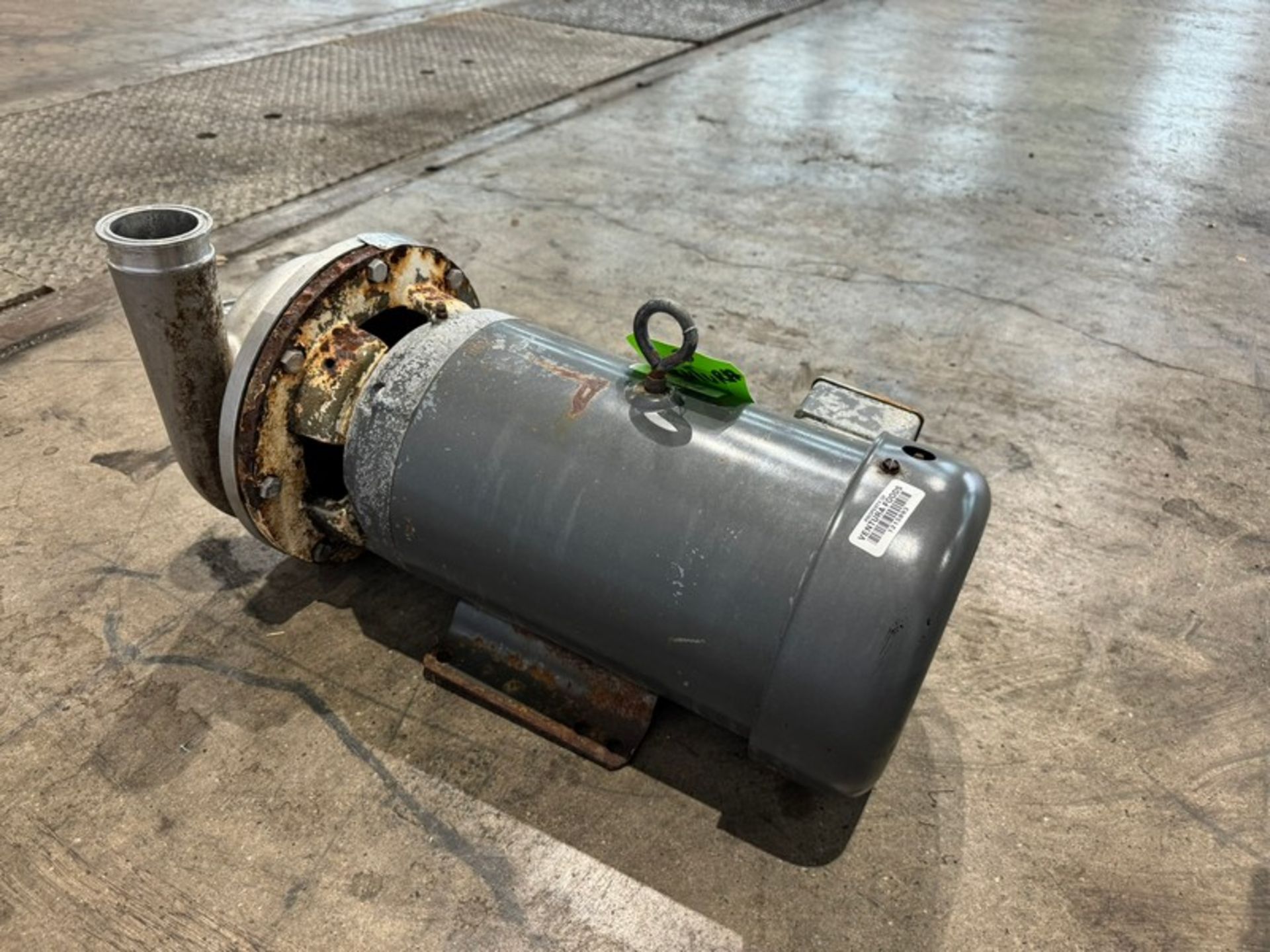AMPCO 5 hp Centrifugal Pump, S/N CC-21435-1-1, with Baldor 1750 RPM Motor, 208-230/460 Volts, 3 - Image 5 of 7