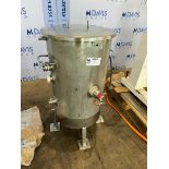 Aprox. 30 Gal. S/S Vertical Jacketed Tank, Vessel Dims.: Aprox. 29-1/2" Deep x 18" Dia., with S/S