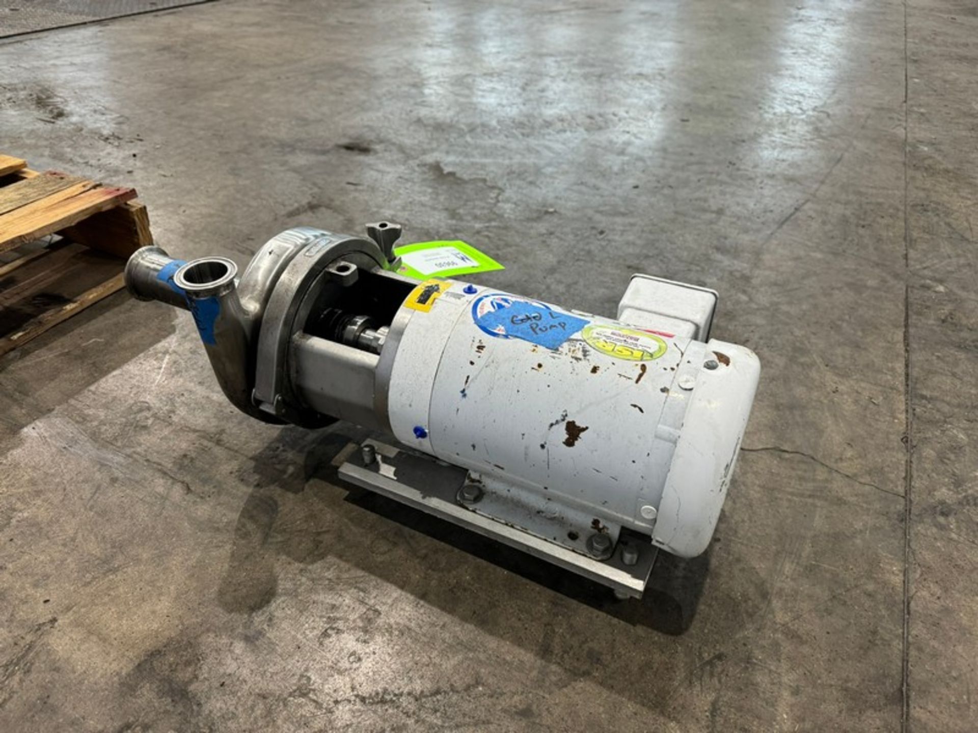 WCB 2 hp Centrifugal Pump, M/N C216, S/N 1000002739334, with Baldor 3450 RPM Motor, 208-230/460 - Image 3 of 5