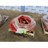 (3) Clamp Type Transfer Hoses, Assorted Lengths, with Aprox. 1-1/2" Dia. Clamp Type Ends (NOTE: