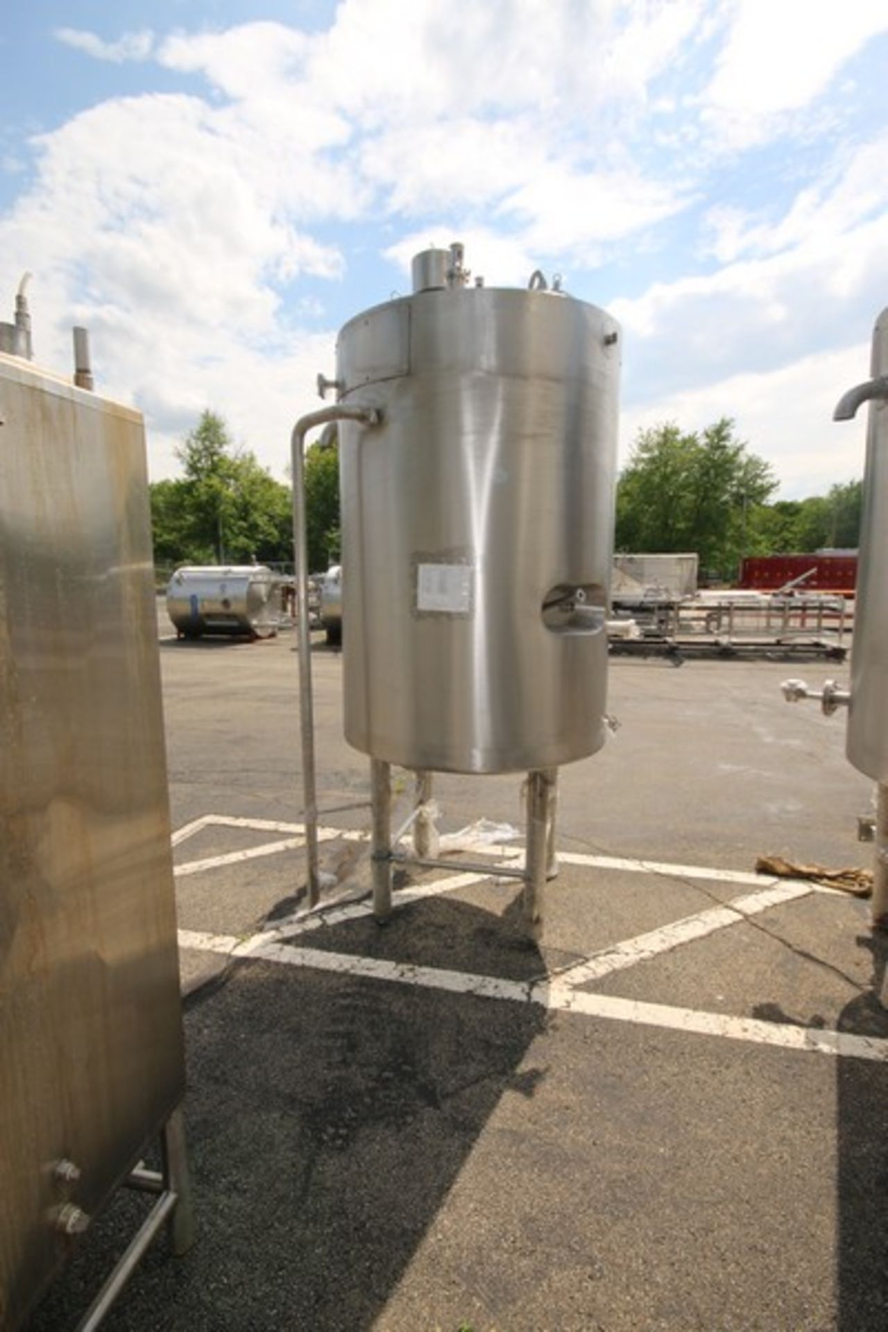 2013-2014 ABC Process Solutions 1,000 LTRS S/S Vertical SERUM Tank, MOC: AISI 316, Job No.: SST- - Image 5 of 6