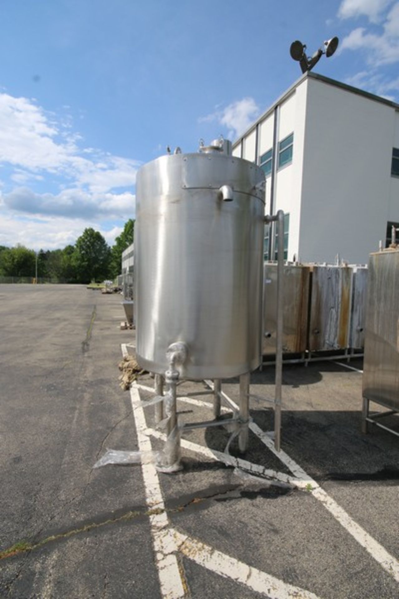 2013-2014 ABC Process Solutions 1,000 LTRS S/S Vertical SERUM Tank, MOC: AISI 316, Job No.: SST- - Image 4 of 6