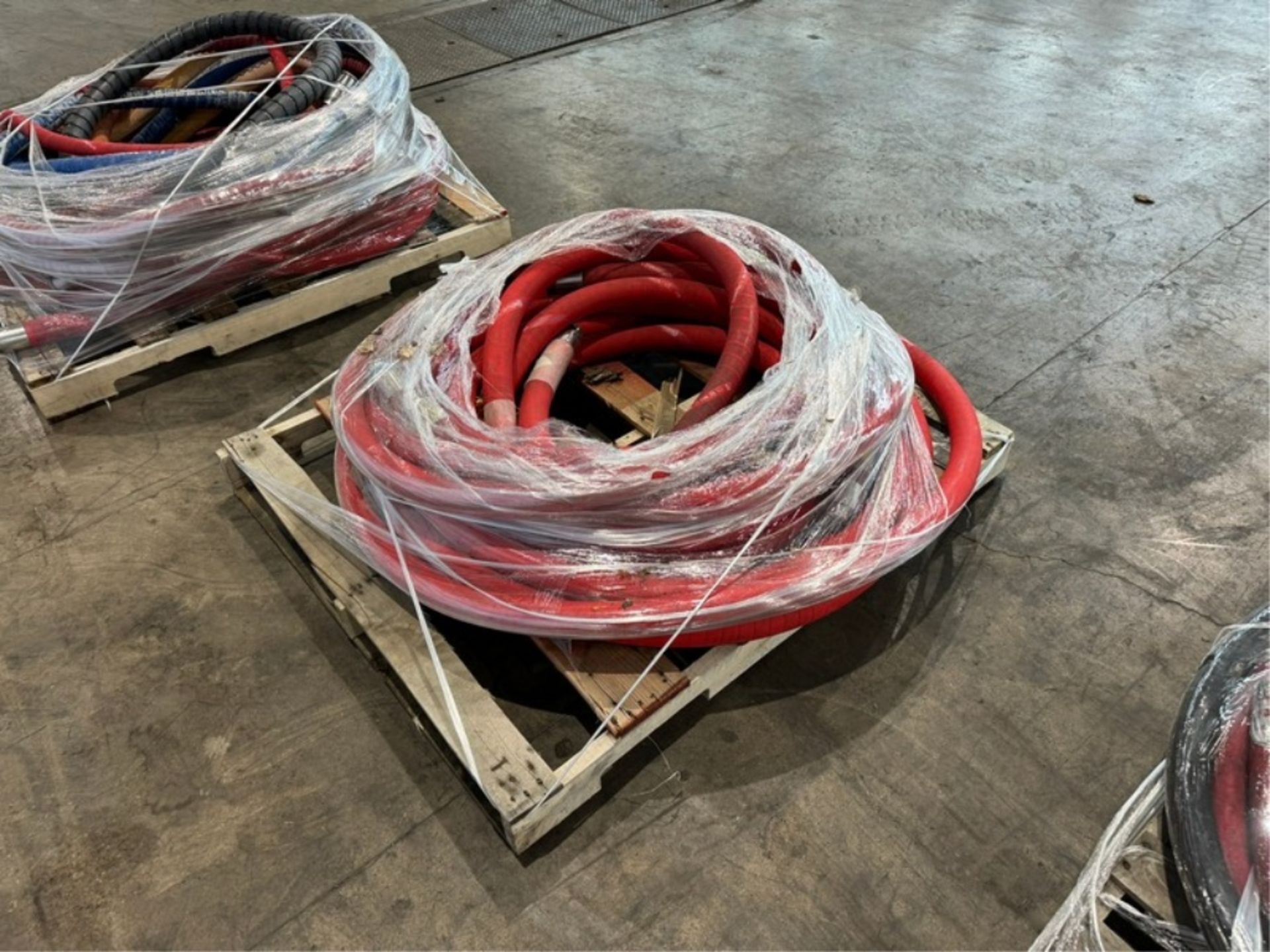(3) Clamp Type Transfer Hoses, Assorted Lengths, with Aprox. 1-1/2" Dia. Clamp Type Ends (NOTE: - Image 3 of 4